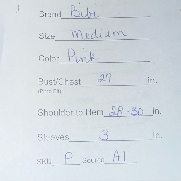 BIBI Pink Crinkle Gauze Button Front Boho Top Oversized Medium - Picture 8 of 8